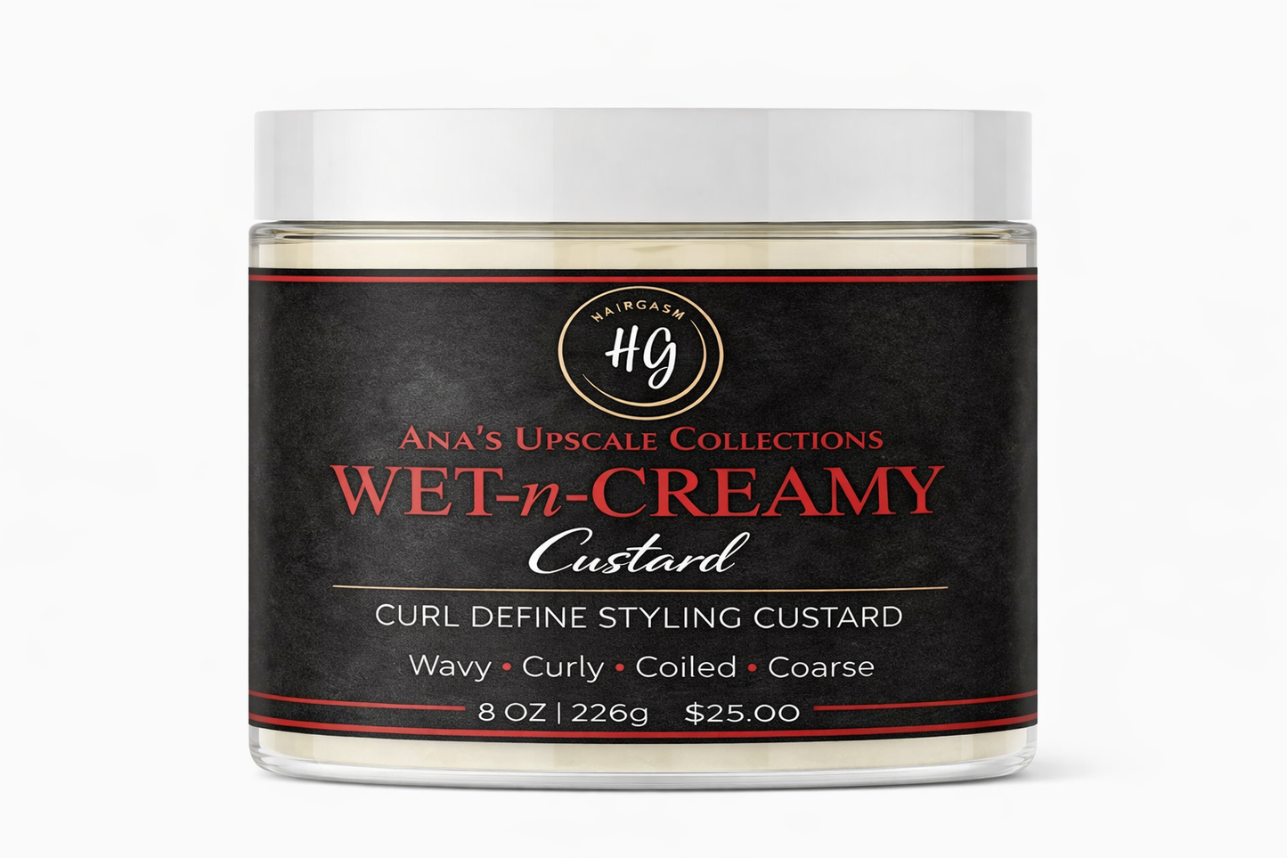 "Wet-n-Creamy" Curl Custard